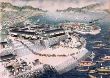 Nagasaki port 19th century